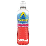 Lucozade Sport Zero Raspberry Passion fruit drink 500ml, imported from the UK