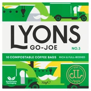 Lyons Go-Joe Compostable Coffee Filter Bags 70g, UK version