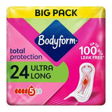 Bodyform Cour-V Ultra Long Damenbinden, 24er-Packung
