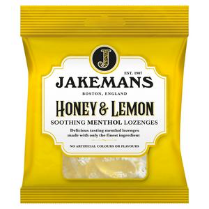 Jakemans Pastilles mentholées apaisantes miel et citron 73g