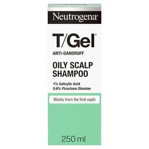 Sainsburys Neutrogena T-Gel Oily Scalp Anti-Dandruff Shampoo 250ml- Buy online at McGrocer