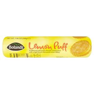 Sainsburys Bolands Lemon Puff Puff Pastry Biscuits 200g- Buy online at McGrocer
