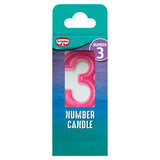 Sainsburys Dr. Oetker Number 3 Candle Birthday Cake Topping- Buy online at McGrocer