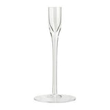 Habitat clear glass taper candle holder 20cm, UK version