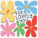 Sainsburys Sainsbury's For Lovely You Rainbow Flowers Card 15.9cm- Buy online at McGrocer