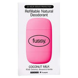 Sainsburys Fussy Refillable Natural Deodorant Coconut Milk 40g- Buy online at McGrocer