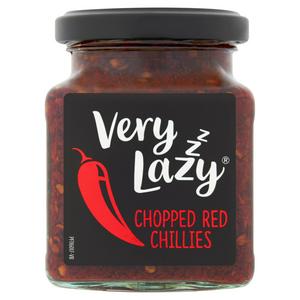 Very Lazy Chopped Red Chillies in Vinegar 190g (British brand)
