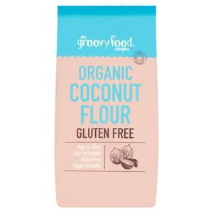 The Groovy Food Company Coconut Flour 500g, imported from the UK