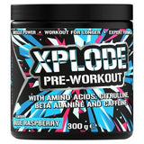 Sci-MX Nutrition X Plode Pre Workout Blue Raspberry Powder 300g