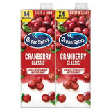 Sainsburys Ocean Spray Cranberry Classic Juice Drink 4x1L- Buy online at McGrocer
