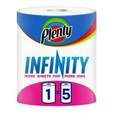 Sainsburys Plenty Infinity Kitchen Roll 375 Sheets 5 Pack- Buy online at McGrocer