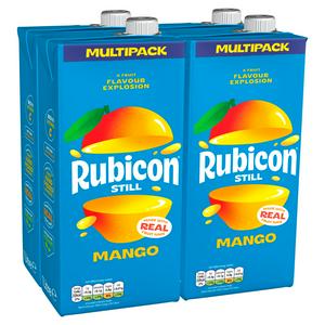 Rubicon still mango fruit juice drink 4x1L, imported from the UK