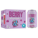 Beavertown Cosmic Drop Berry Punch beer 4 x 330ml - British product
