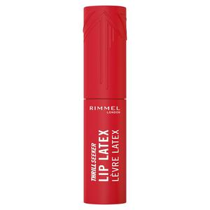 Sainsburys Rimmel London Thrill Seeker Lip Latex 400 Rouge Rouge à lèvres Liquide 6ml - Acheter en ligne sur McGrocer