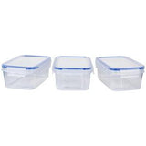 Sainsburys Sainsbury's Klip Lock Storage Container Set 900ml 3 Pack- Buy online at McGrocer