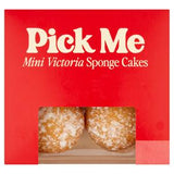 Sainsburys Pick Me Mini Victoria Sponge Cakes 4 Pack 160g- Buy online at McGrocer