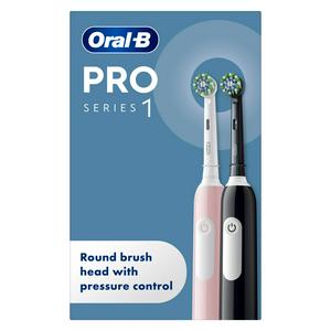 Oral-B Pro Series 1 Electric Toothbrush Pink & Black, imported from the UK