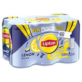 Sainsburys Lipton Lemon Ice Tea Black Tea Blend Ready-to-Drink 6x330ml Cans- Buy online at McGrocer