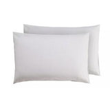 Sainsburys Sainsbury's Home White Poly Cotton Standard Pillowcase Pair 75x50cm- Buy online at McGrocer