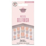 Sainsburys Elegant Touch London Petite Gel Finish Peach Tea Press-on Nails 24 Pack- Buy online at McGrocer
