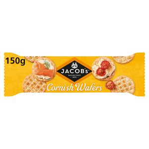 Jacob's Cornish Wafers Crackers 150g, imported from the UK