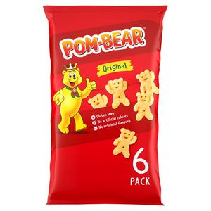 KP Snacks Pom-Bear Original Multipack Potato Snack 6x13g