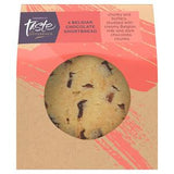 Sainsburys TTD Chunky Belgian Chocolate Shortbread Biscuits 4pk- Buy online at McGrocer