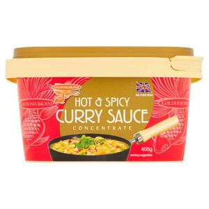 Sainsburys Goldfish Hot and Spicy Curry Sauce 405g- Buy online at McGrocer
