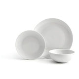 Sainsbury's Home Porcelain Dinner Set White 12 Piece