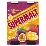 Supermalt malted drink mango passionfruit 4x330ml (British brand)