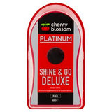 Sainsburys Cherry Blossom Platinum Shine Deluxe Black Shoe Polish 6ml- Buy online at McGrocer