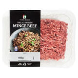 Tariq Halal British Beef Mince 500g Tray (British brand)