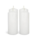 Sainsburys Habitat Large White Unscented Pillar Candle Pack of 4- Buy online at McGrocer