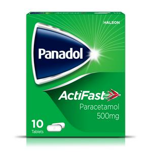 Panadol ActiFast Paracetamol Tabletten 500mg 10er Packung
