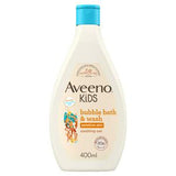 Sainsburys Aveeno Kids Bubble Bath Wash Soothing Oat Extract 400ml- Buy online at McGrocer