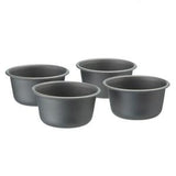 Sainsburys Sainsbury's Home 4 Pack Non Stick Pudding Moulds Cake Tin- Buy online at McGrocer