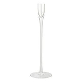 Sainsburys Habitat Clear Stem Glass Taper Candle Holder 30cm- Buy online at McGrocer