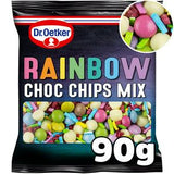 Dr. Oetker Regenbogen-Schokoladenstückchen-Mix, Kuchenbelag, 90 g