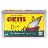 Sainsburys Ortiz El Velero Yellow Fin Tuna in Olive Oil Tinned 112g- Buy online at McGrocer