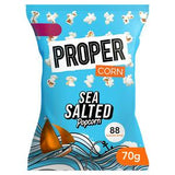 Sainsburys Propercorn Popcorn Lightly Sea Salted Savoury Popcorn 70g- Buy online at McGrocer
