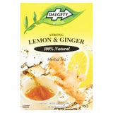 Sainsburys Dalgety Strong Lemon and Ginger Herbal Tea Bags 18 54g- Buy online at McGrocer
