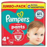 Sainsburys Pampers Baby Dry Nappy Pants Size 4+ 66 Count- Buy online at McGrocer