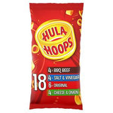 Hula Hoops Variety Multipack Potato Rings 18 packs