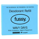 Sainsburys Fussy Natural Deodorant Refill Wavy Days 40g- Buy online at McGrocer