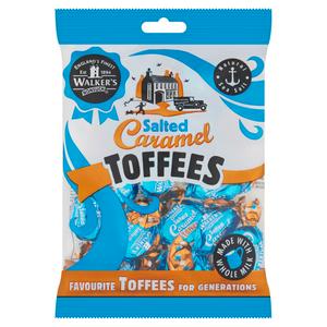 Sainsburys Walker's Nonsuch Salted Caramel Toffee 150g British Toffee- Buy online at McGrocer