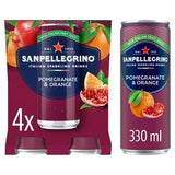 Sainsburys San Pellegrino Pomegranate Orange Sparkling Drink 4 x 330ml- Buy online at McGrocer