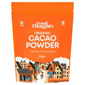 Food Thoughts Økologisk kakaopulver 125g - Britisk produkt