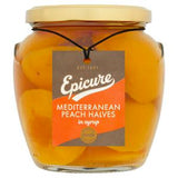Epicure peach halves in syrup 540g - British product