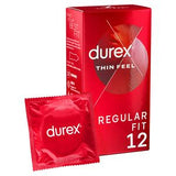 Durex Thin Feel Condoms Regular Fit 12 Pack