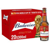 Sainsburys Budweiser Lager Beer 20 x 300ml Bottles- Buy online at McGrocer